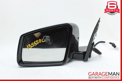10-13 Mercedes W221 S550 S600 Front Left Side Mirror Door Rear View Black