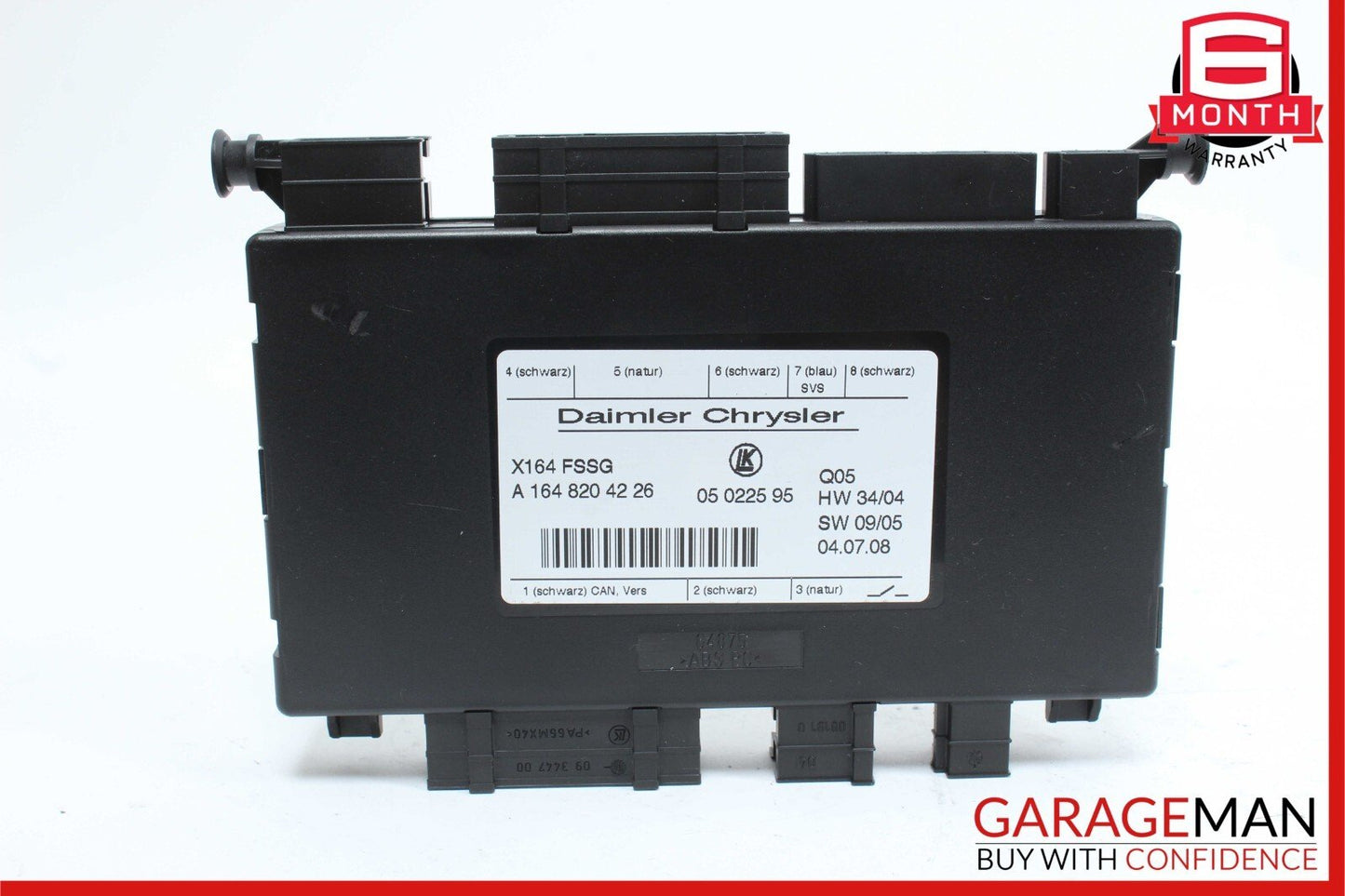 07-12 Mercedes X164 GL450 GL550 Third 3rd Seat Row Power Folding Control Module