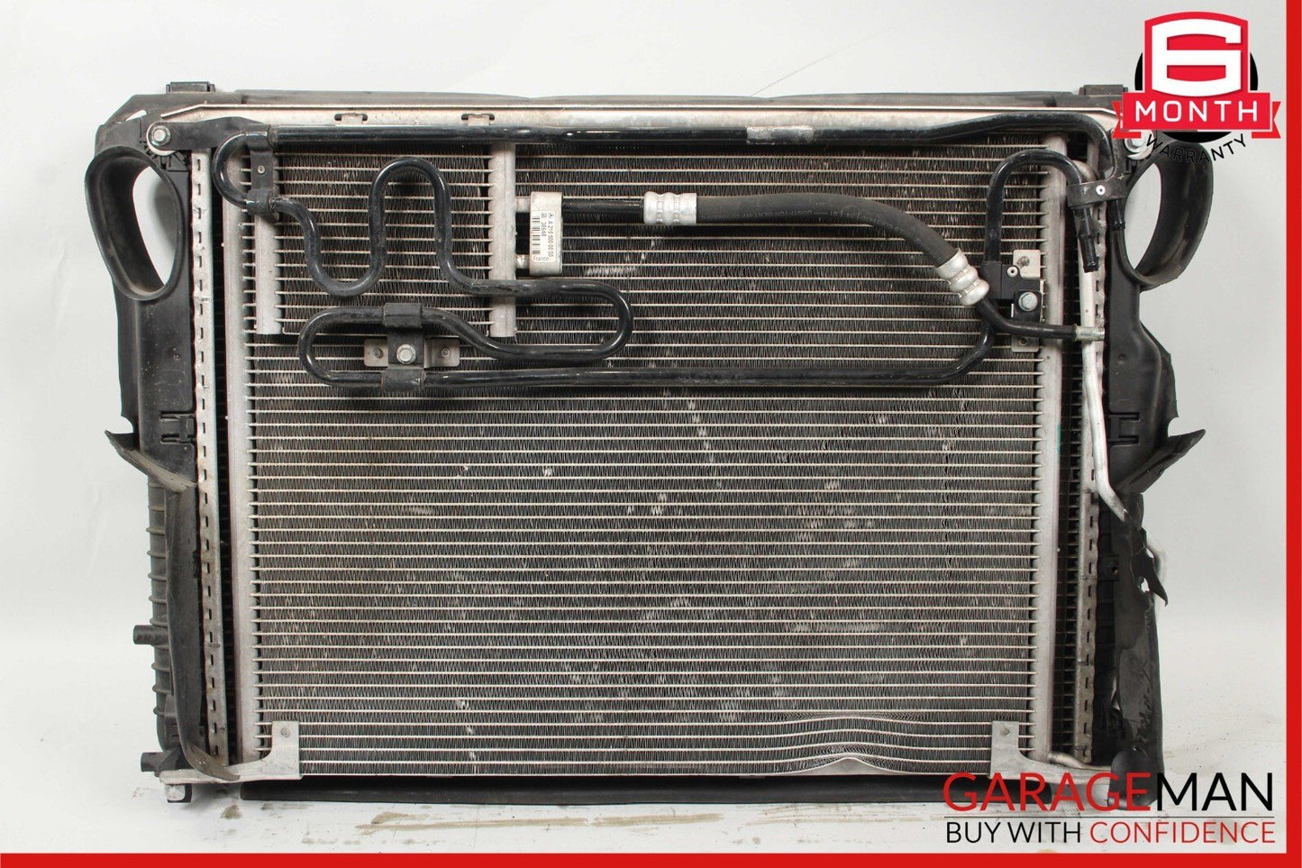 01-02 Mercedes S600 CL600 Radiator AC A/C Coolant Condenser Water Intercooler