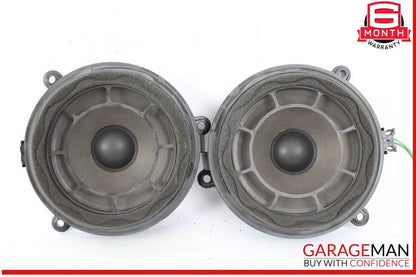 01-07 Mercedes W203 C230 Front Right & Left Side Door Audio Speaker Set of 2 OEM