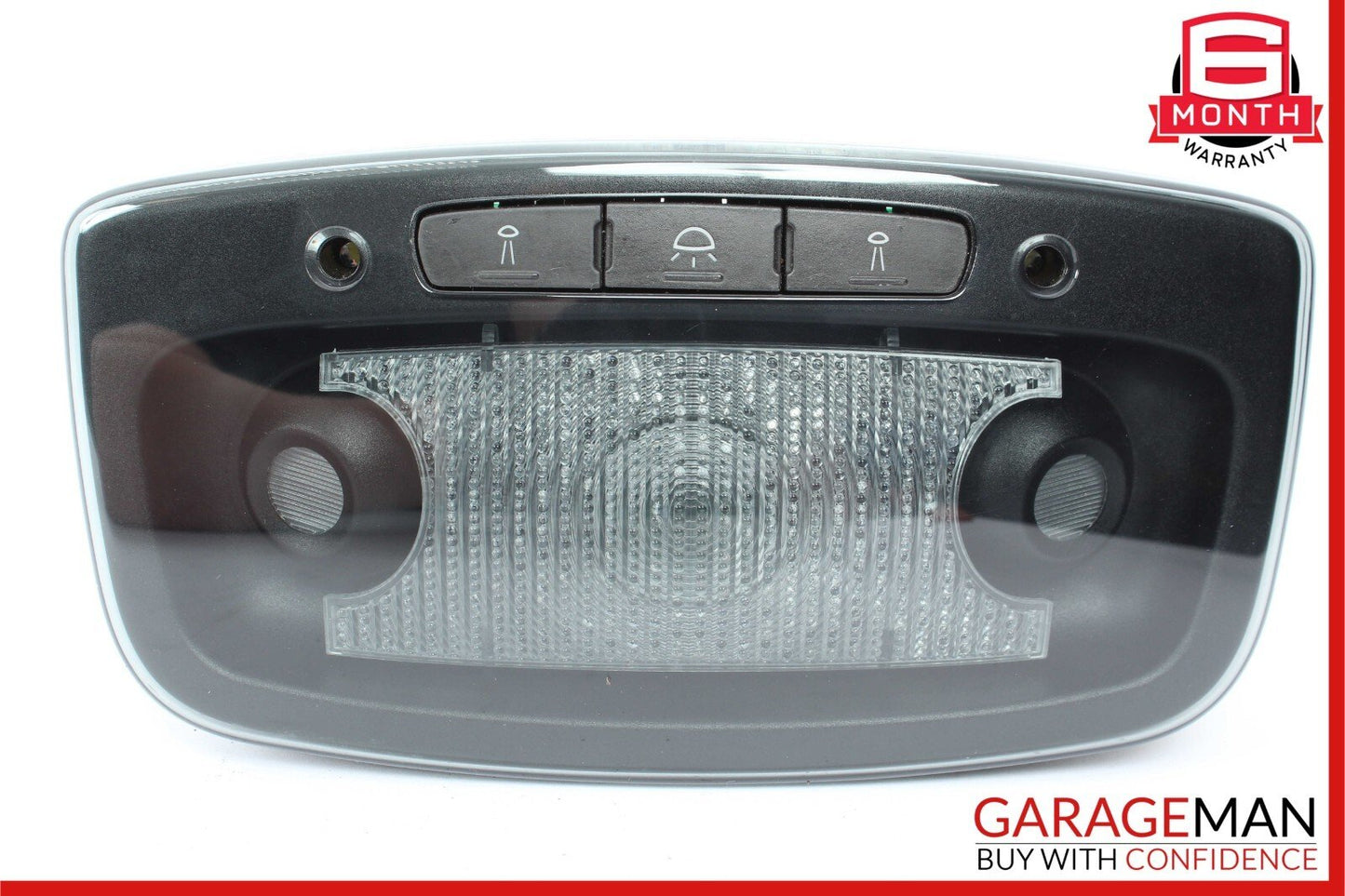 14-17 Maserati Ghibli Rear Overhead Dome Light Reading Lamp Module Black OEM