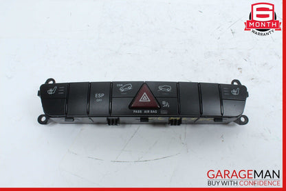 06-12 Mercedes W164 ML500 GL450 Dash Hazard Heated Seats ESP Control Panel OEM