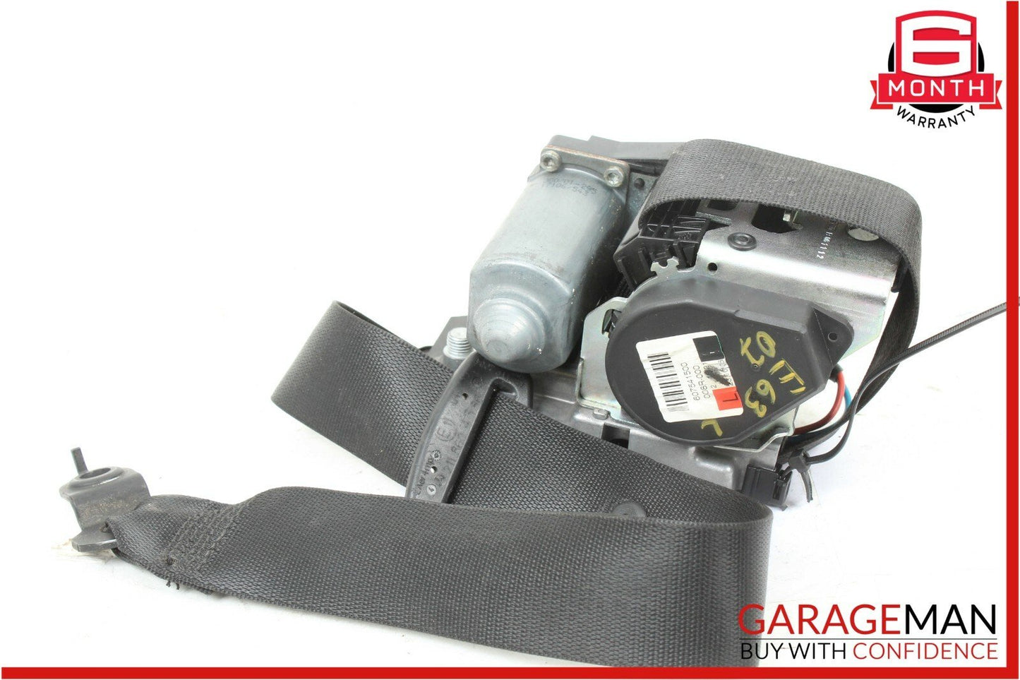 07-09 Mercedes W211 E63 AMG Front Left Driver Seatbelt Seat Belt Retractor Black