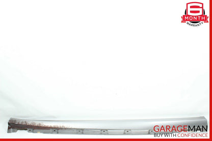 06-09 Mercedes W251 R350 R550 Left Driver Side Rocker Skirt Molding Panel Silver
