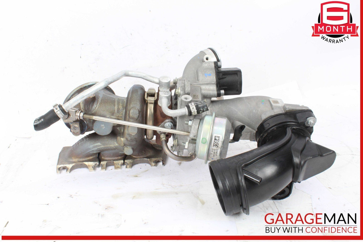 15-20 Mercedes W166 GLE400 Left Side Turbocharger Turbo Charger Manifold OEM