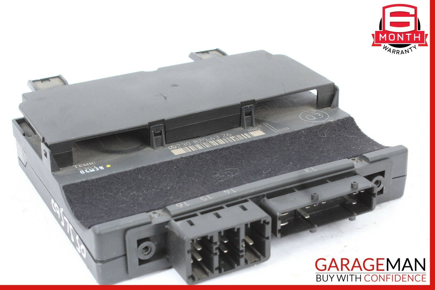 03-08 Mercedes R230 SL500 SL600 Front Left Side Under Seat Controller Module