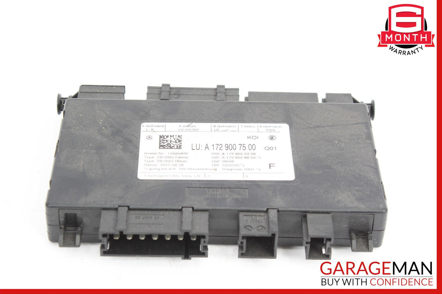 08-18 Mercedes C250 E550 SLK250 Front Left Side Seat Controller Module Unit OEM