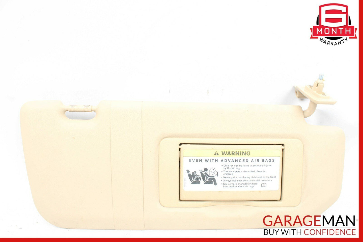 09-13 Mercedes W251 R320 R350 Front Right Side Sun Visor Sun Shade Brown OEM