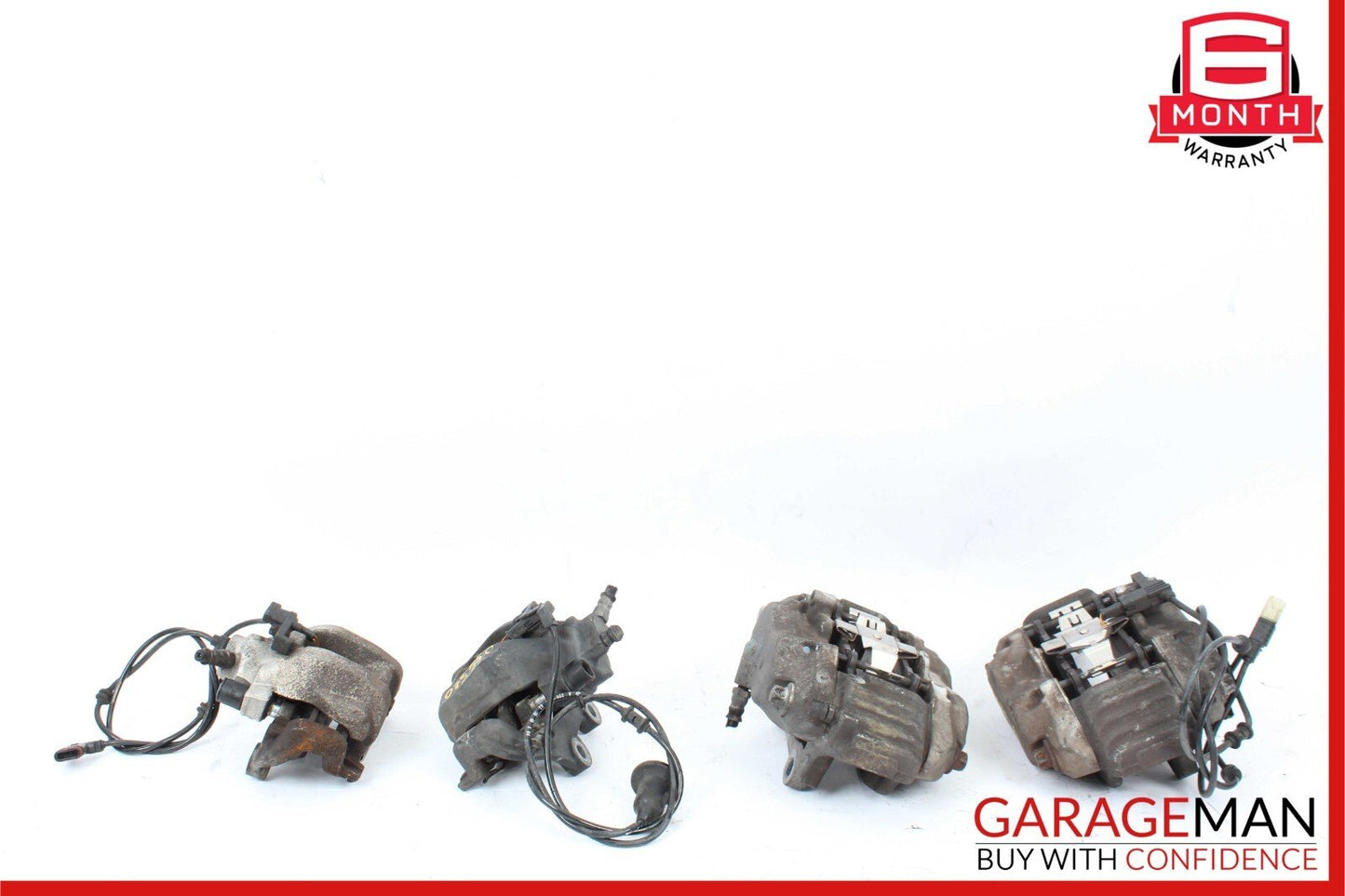 07-09 Mercedes W221 S550 CL600 Front & Rear Complete Brake Caliper Calipers Set