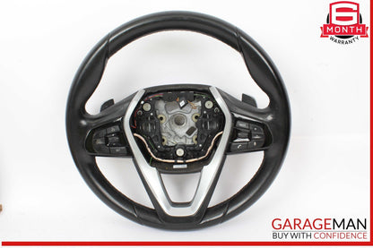 17-20 BMW 530E Steering Wheel w/ Paddle Shifters Black 32306866466 OEM