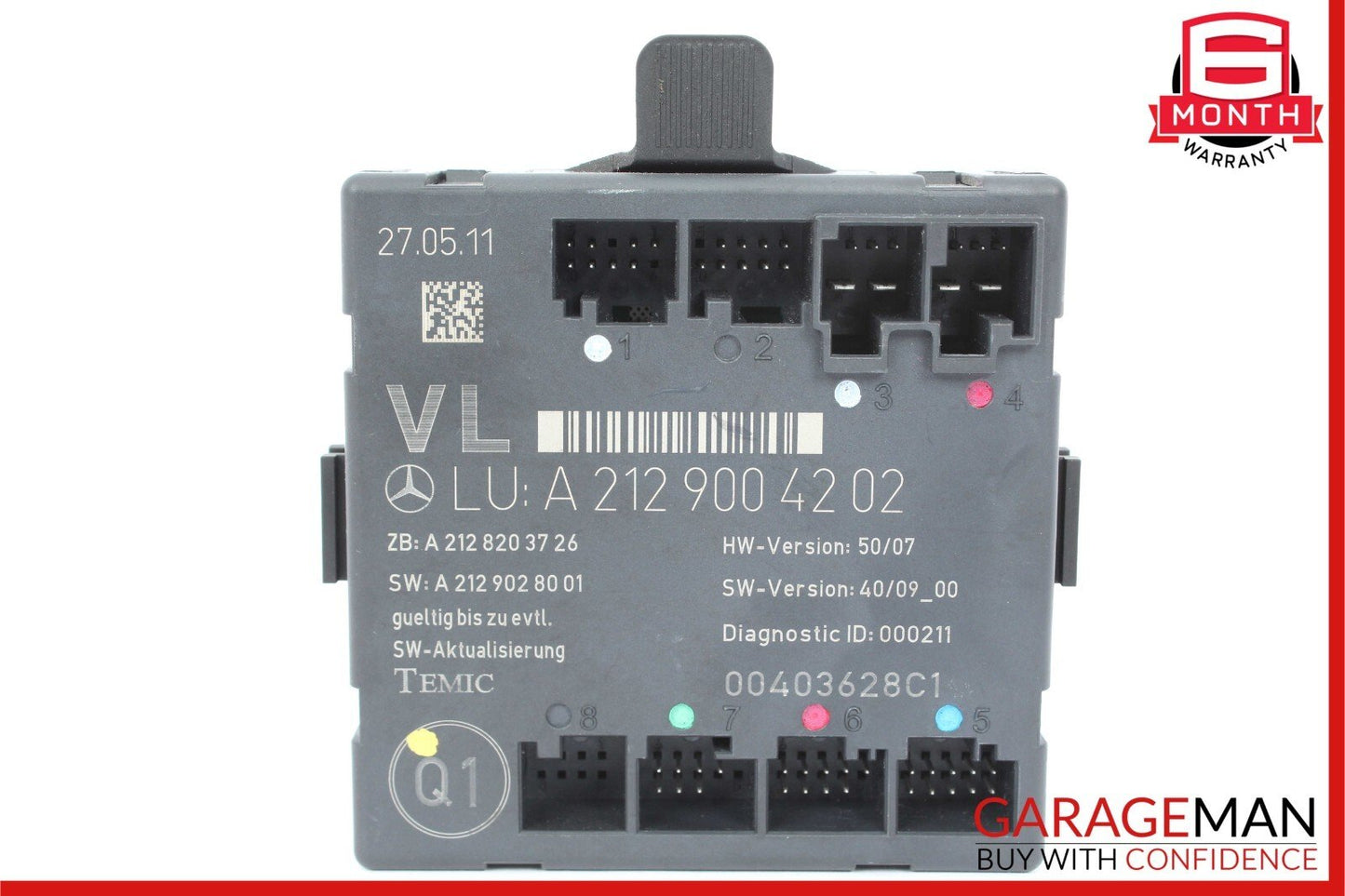 08-18 Mercedes C250 C63 AMG E350 Front Left Side Door Controller Module Unit OEM