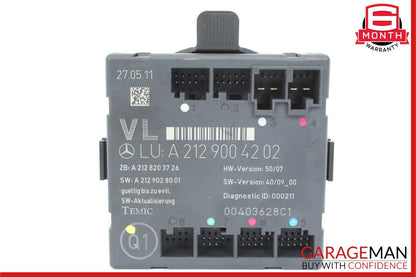08-18 Mercedes C250 C63 AMG E350 Front Left Side Door Controller Module Unit OEM