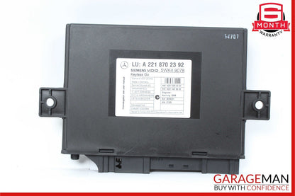 07-10 Mercedes W221 S550 CL550 S400 Keyless Go Control Module 2218702392 OEM