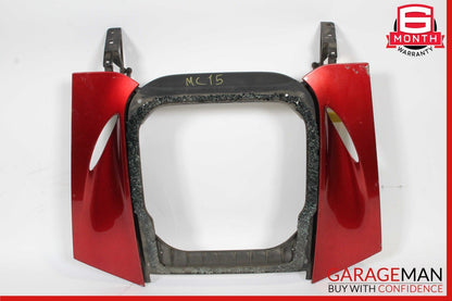 15-17 McLaren 650S Rear Trunk Lid Hatch Window Trim Panel Cover Red OEM