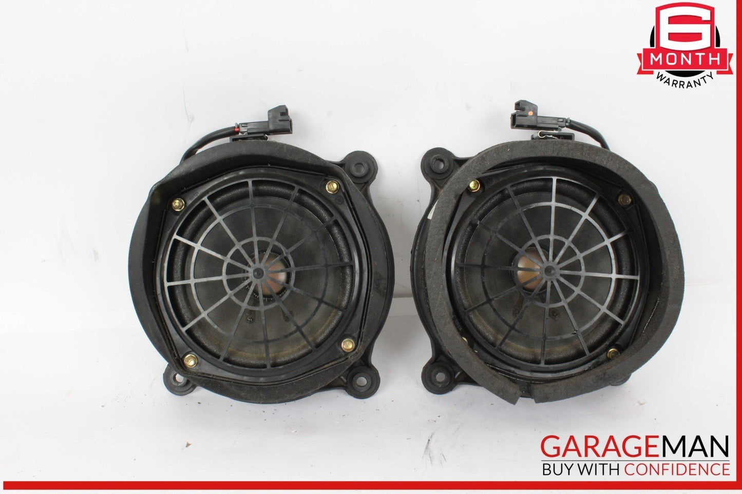 98-05 Mercedes W163 ML320 Rear Right & Left Side Door Audio Speakers Set OEM