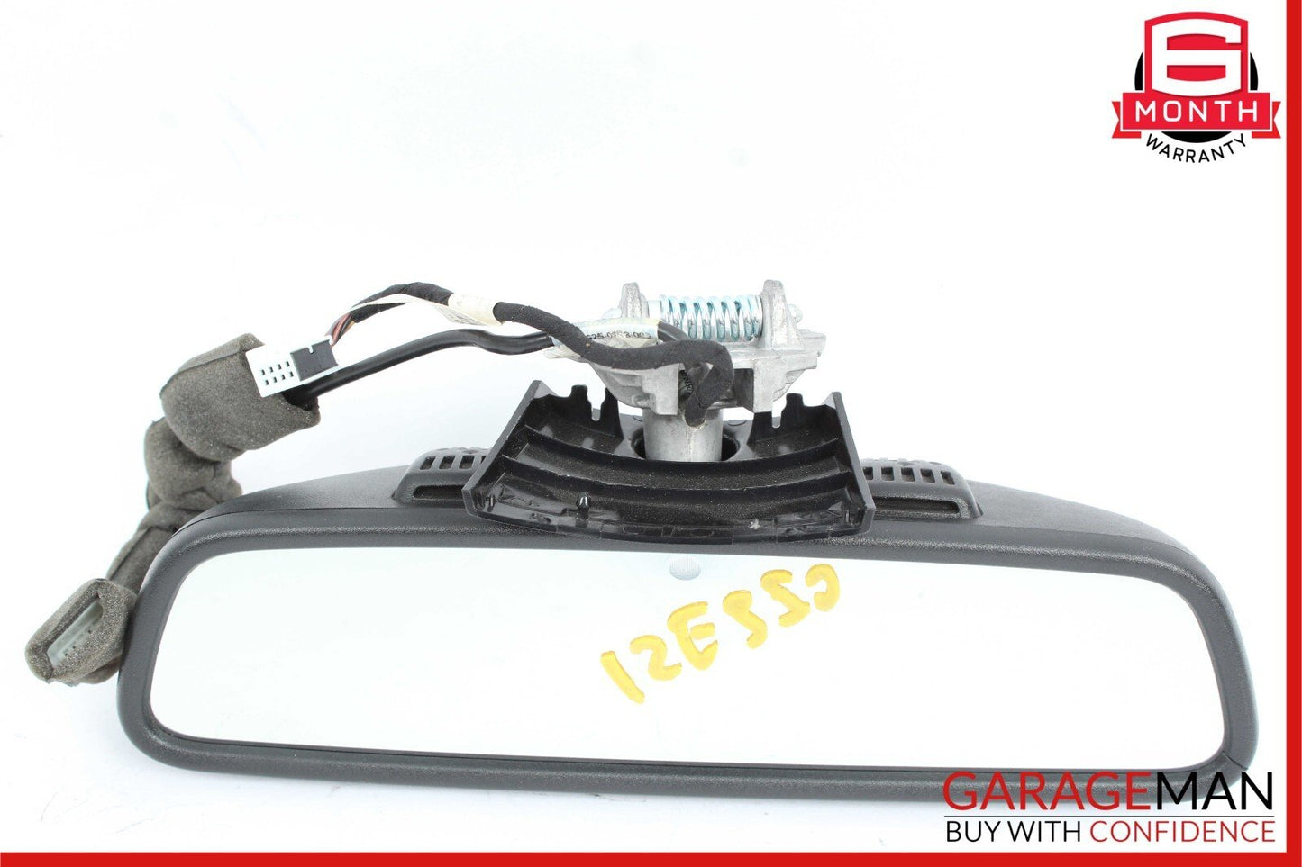 08-16 Mercedes W212 E350 C350 Interior Rear View Mirror Black 2048102617 OEM