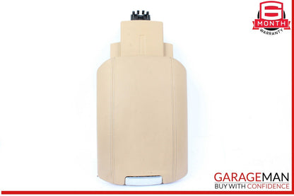 11-18 Porsche Cayenne 958 Center Console Armrest Arm Rest Door Lid Beige OEM