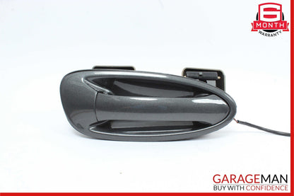 05-12 Porsche Boxster S 987 Cayman Front Right Exterior Door Handle Gray OEM