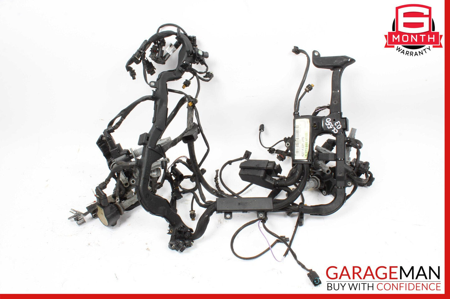 07-11 Mercedes W216 CL550 5.5L V8 Main Engine Motor Harness Wire Assembly OEM