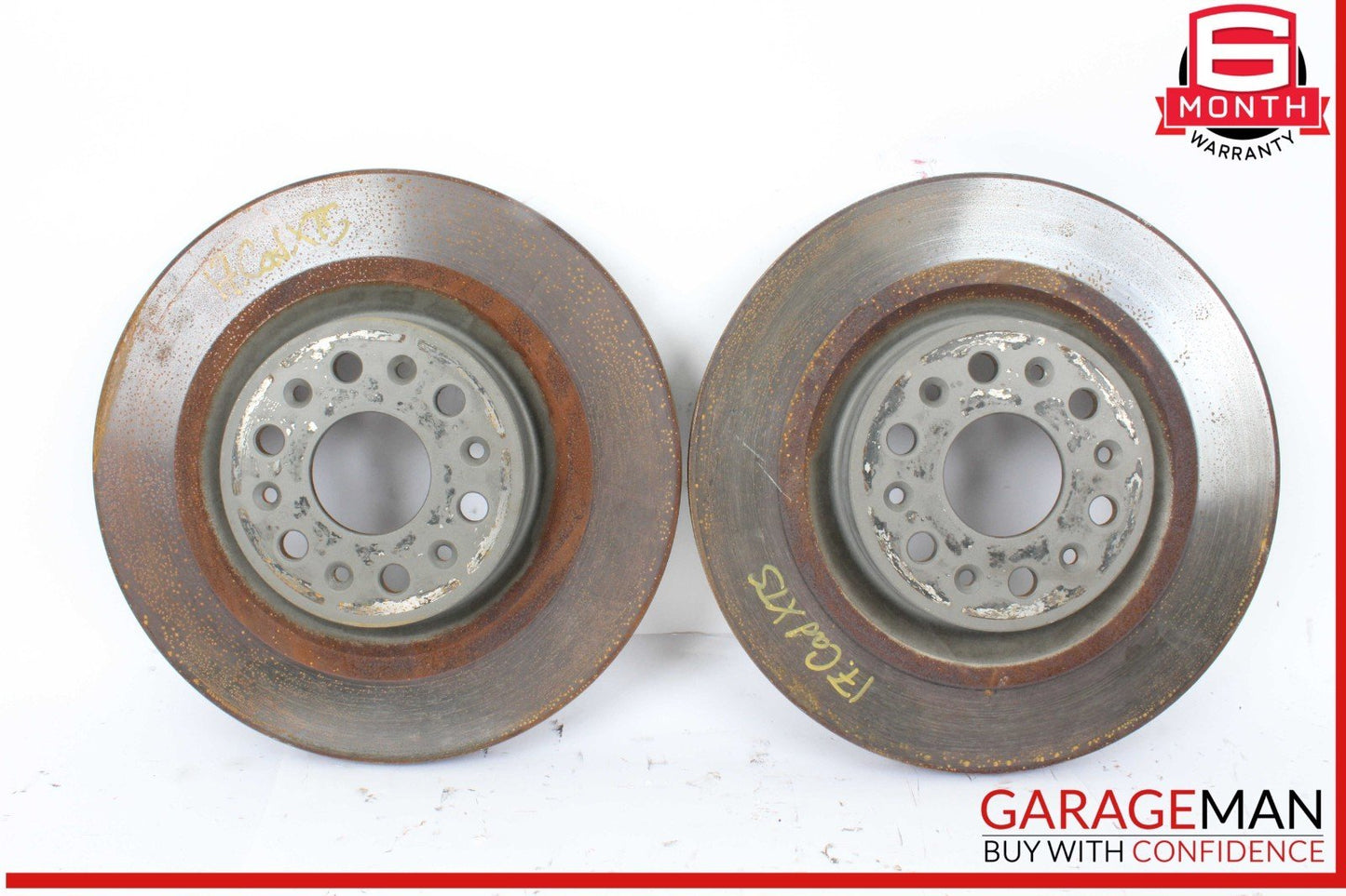 17-23 Cadillac XT5 Front Left & Front Right Side Disc Brake Rotor Rotors OEM