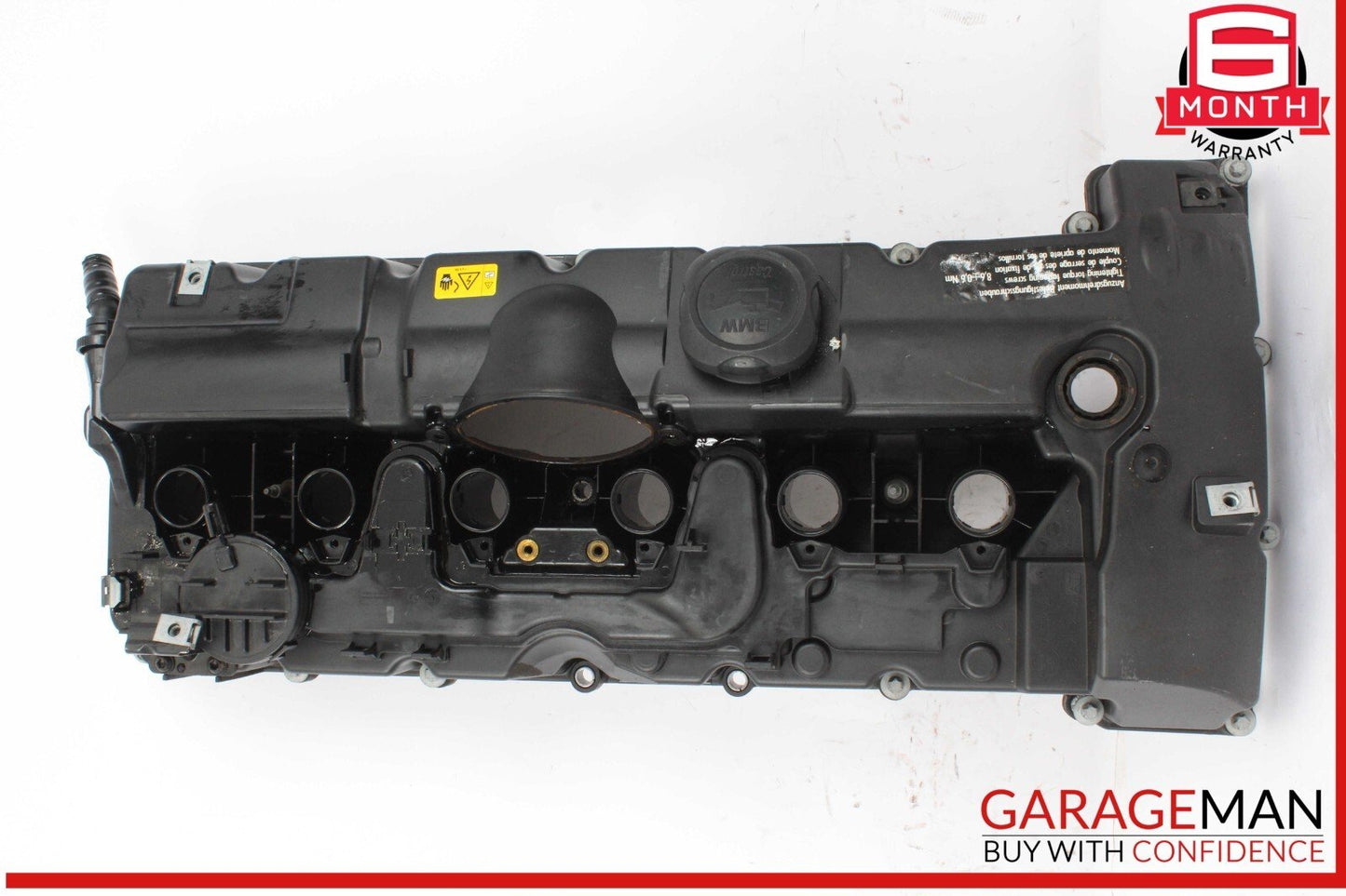 07-13 BMW X3 X5 F25 Engine Valve Cover Black 7552281 OEM