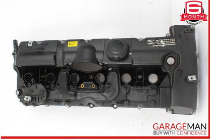 07-13 BMW X3 X5 F25 Engine Valve Cover Black 7552281 OEM
