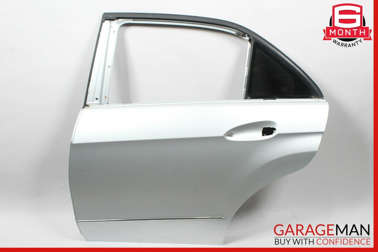 10-16 Mercedes W212 E400 E350 Sedan Rear Left Driver Side Door Shell Silver OEM
