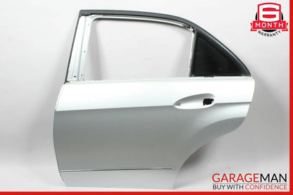 10-16 Mercedes W212 E400 E350 Sedan Rear Left Driver Side Door Shell Silver OEM