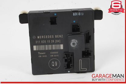 03-09 Mercedes W211 E500 E320 Door Control Module Rear Left Driver Side OEM