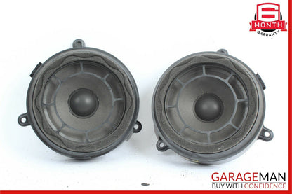 01-07 Mercedes W203 C230 Front Right & Left Side Door Sound Audio Speakers Set