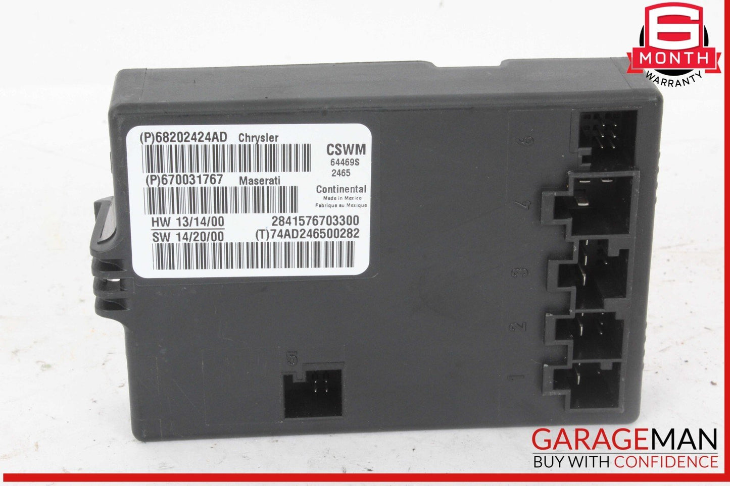 14-20 Maserati Quattroporte Front Right Side Seat Control Module Unit OEM