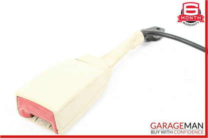 03-08 Mercedes R230 SL500 Front Left / Right Seat Belt Receiver Buckle Beige OEM