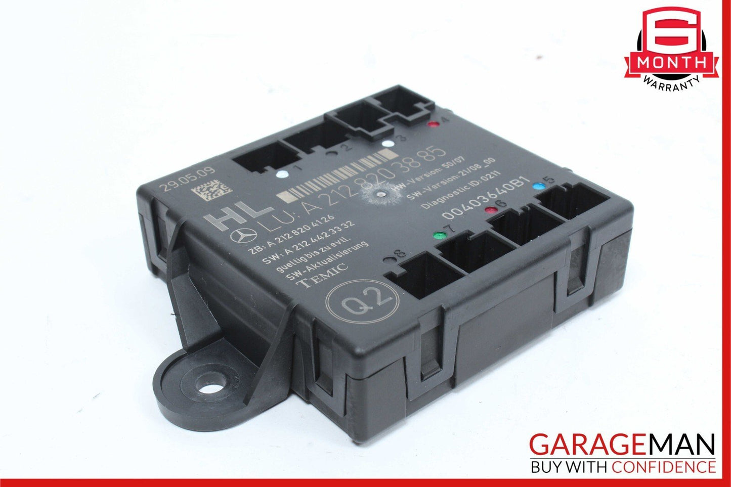 08-18 Mercedes W212 E350 CLS550 C300 Rear Left Door Control Module Unit OEM