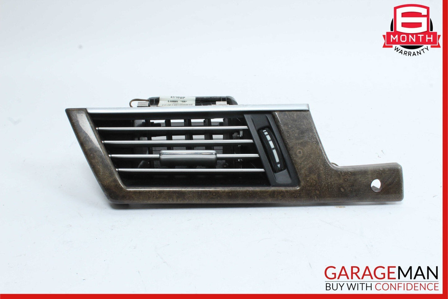 10-13 Mercedes W212 E350 Dashboard Dash AC A/C Air Vent Left Trim Wood OEM