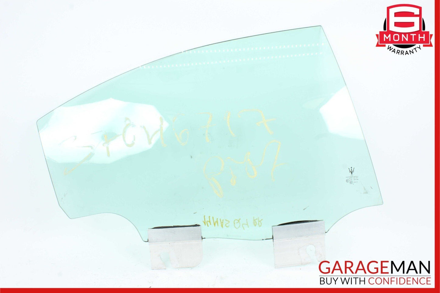 14-17 Maserati Ghibli Rear Right Passenger Side Door Window Auto Glass Clear OEM