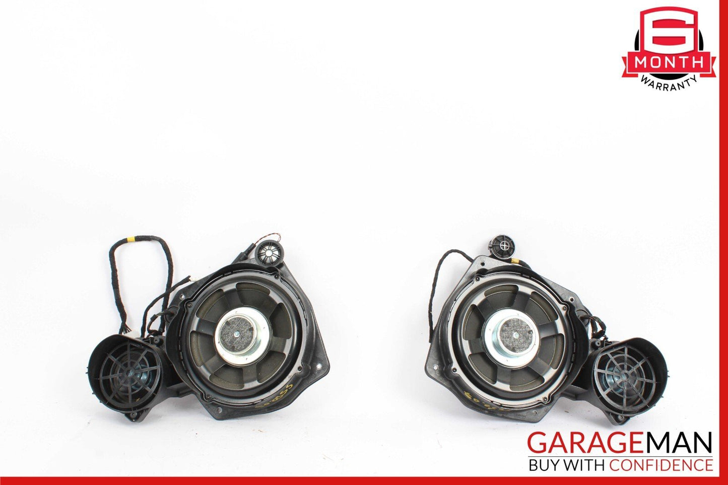 07-09 Mercedes W221 S550 Front Left & Right Side Door Sound Speaker Speakers Set