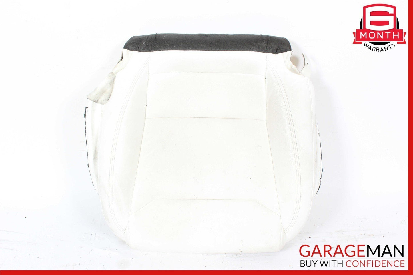 16-20 Tesla Model S Front Left Side Bottom Lower Seat Cushion Cover White OEM