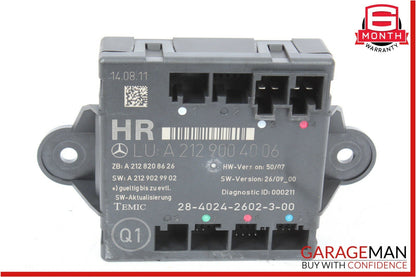 08-14 Mercedes W204 C250 C300 Rear Right Passenger Side Door Controller Module