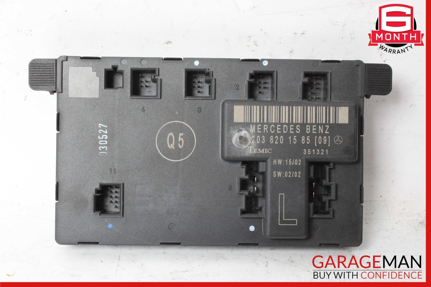 01-07 Mercedes-Benz C320 W203 Left Front Door Control Module 2038201585 OEM