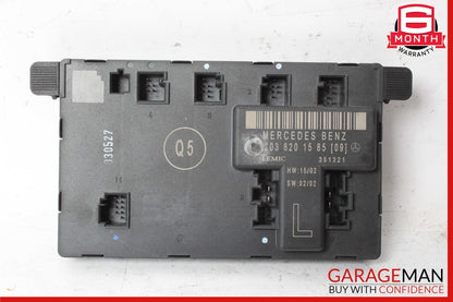01-07 Mercedes-Benz C320 W203 Left Front Door Control Module 2038201585 OEM
