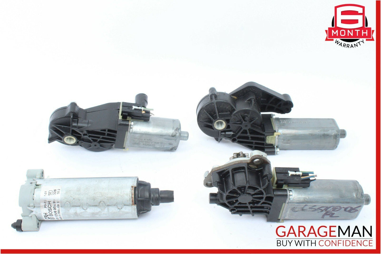 06-11 Mercedes W219 CLS500 Front Left Seat Adjustment Motor Set of 4 Pc OEM