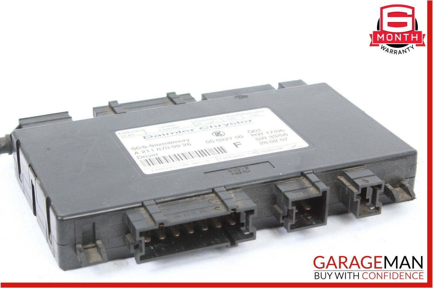 03-12 Mercedes E350 GL550 CLS550 Front Left Driver Side Seat Control Module
