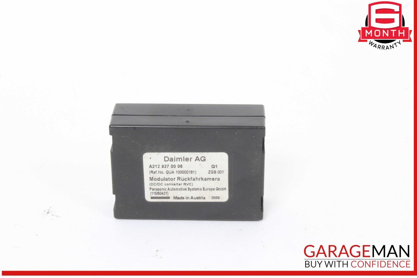 10-18 Mercedes W212 E350 CLS550 Rear View Camera Parking Back Up Control Module