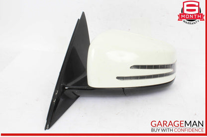 10-13 Mercedes W212 E350 Bluetec Front Left Side Mirror Door Rear View White