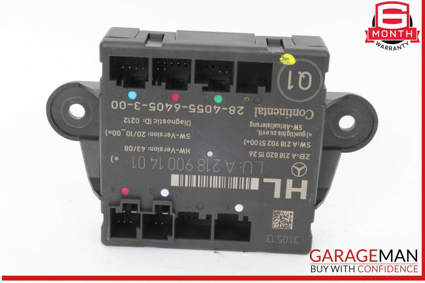 08-18 Mercedes W204 C250 Rear Left Side Door Control Module Unit OEM