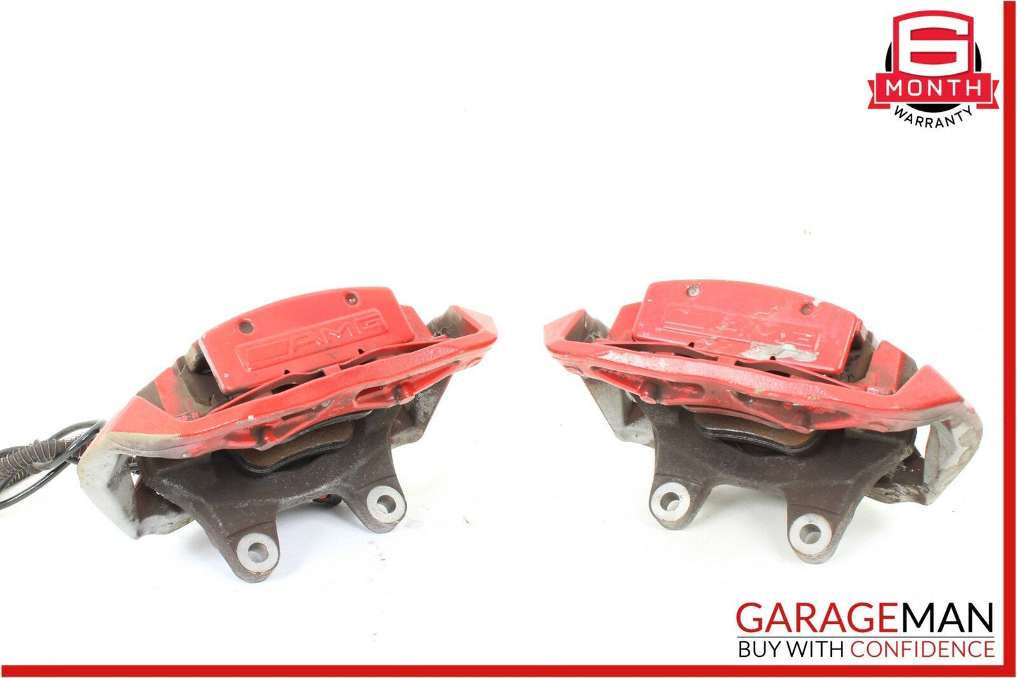 07-14 Mercedes W221 S63 CL63 AMG Rear Left And Right Brake Caliper Set OEM
