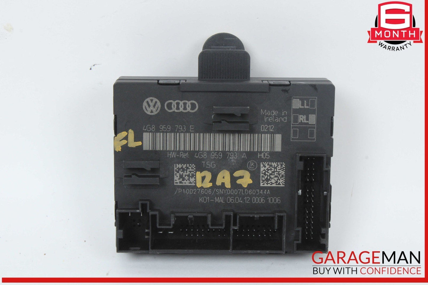 12-18 Audi A7 A6 Front Left Driver Side Door Control Module Unit 4G8959793H OEM