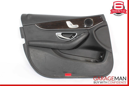 15-16 Mercedes W205 C300 C350e Front Left Side Interior Door Panel Trim Assy OEM