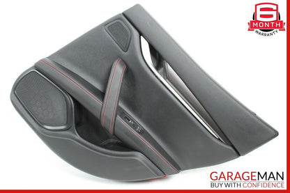 14-17 Maserati Ghibli Rear Right Side Complete Interior Door Panel Black OEM