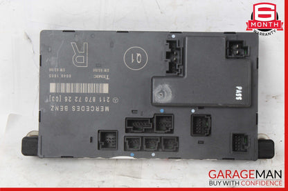 03-09 Mercedes W211 E350 E550 Front Right Passenger Door Control Module OEM